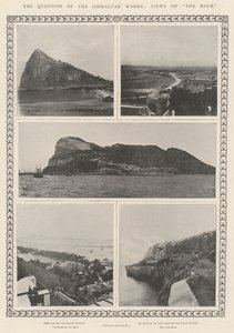 A questão das obras de Gibraltar, vistas sobre a rocha