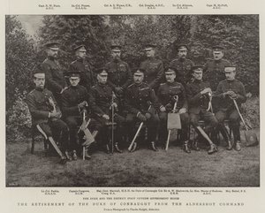 A aposentadoria do duque de Connaught do comando Aldershot