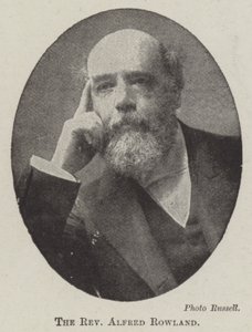 O reverendo Alfred Rowland de English Photographer