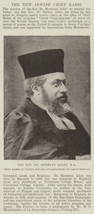 O Reverendo Dr. Hermann Adler, MA, Rabino Chefe das Congregações Judaicas Unidas da Grã-Bretanha de English Photographer