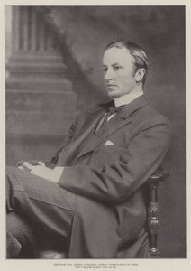 O excelentíssimo George Nathaniel Curzon, vice-rei da Índia