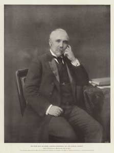 O excelentíssimo senhor Henry Campbell-Bannerman, deputado pelo distrito de Stirling
