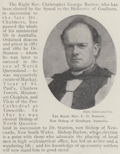 O Reverendíssimo CG Barlow, Novo Bispo de Goulburn, Austrália de English Photographer