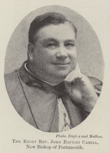 O Reverendíssimo John Baptist Cahill, Novo Bispo de Portsmouth de English Photographer