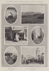 A ascensão em Marrocos, cenas em Tetuan, Tânger e Mogador