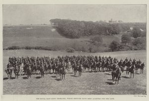 O Royal East Kent Yeomanry, cujo serviço foi aceito para o Cape de English Photographer