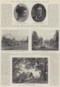 Visita Real ao Palácio de Blenheim, 28 de novembro de 1896