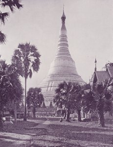 O pagode de Dagon de Shway, Rangoon de English Photographer