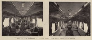 O novo trem vestíbulo da Companhia Ferroviária do Sudeste de English Photographer
