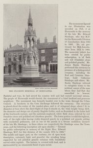 O memorial de Stanhope em Horncastle de English Photographer