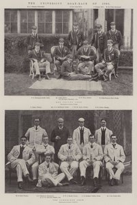A corrida de barcos da universidade de 1901