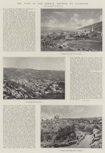 A visita do imperador alemão à Palestina