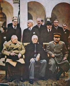 A Conferência de Ialta, Fevereiro de 1945 (foto) de English Photographer