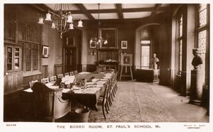 A sala de diretoria da St Pauls School de English Photographer
