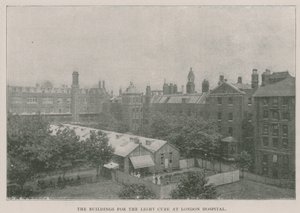 Os edifícios para a fotopolimerização no Hospital de Londres de English Photographer