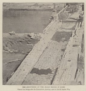 As descobertas na ponte Aelian em Roma de English Photographer