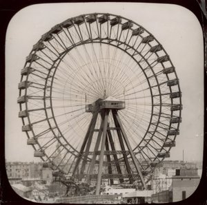 A grande roda em Earls Court, Londres de English Photographer