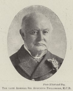 O falecido Almirante Sir Augustus Phillimore, KCB de English Photographer