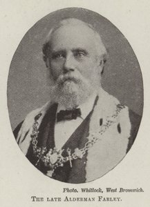 O falecido Alderman Farley de English Photographer