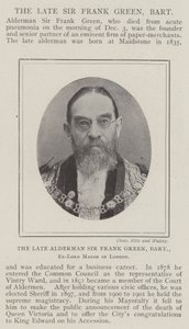 O falecido vereador Sir Frank Green, baronete, ex-prefeito de Londres de English Photographer