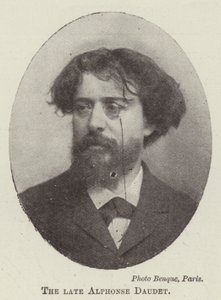 O falecido Alphonse Daudet de English Photographer