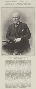O falecido Coronel JA Grant, CB, FRS, Explorador Africano de English Photographer
