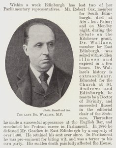 O falecido Dr. Wallace, MP de English Photographer