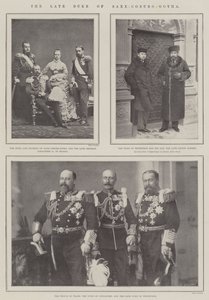 O falecido Duque de Saxe-Coburg-Gotha