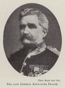 O falecido general Alexander Fraser de English Photographer