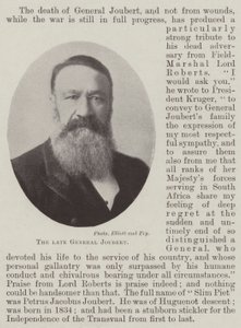 O falecido General Joubert de English Photographer