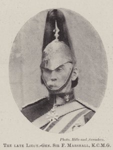 O falecido tenente-general Sir F Marshall, KCMG de English Photographer