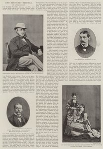 O falecido lorde Randolph Churchill