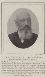 O falecido MV Sipiaguine, ministro russo, assassinou 15 de abril de English Photographer