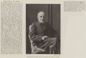 O falecido M de Giers, ministro dos Negócios Estrangeiros da Rússia de English Photographer