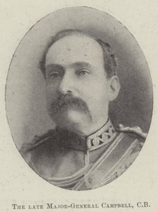 O falecido major-general Campbell, CB de English Photographer