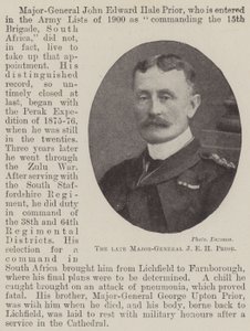 O falecido major-general JEH Prior de English Photographer
