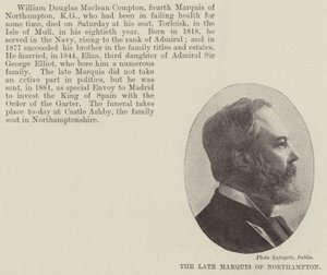 O falecido marquês de Northampton de English Photographer
