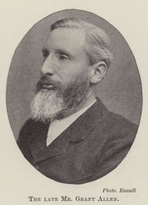 O falecido Sr. Grant Allen de English Photographer