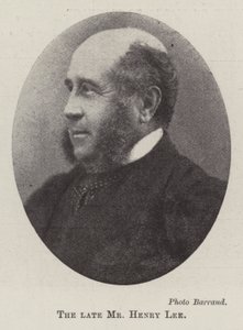 O falecido Sr. Henry Lee de English Photographer