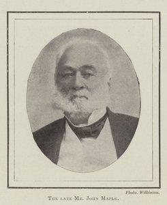 O falecido Sr. John Maple de English Photographer