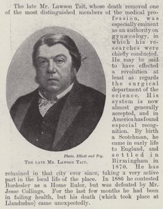 O falecido Sr. Lawson Tait de English Photographer