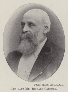 O falecido Sr. Richard Cadbury de English Photographer