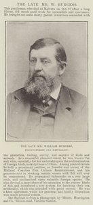 O falecido Sr. William Burgess, Pisciculturista e Naturalista de English Photographer