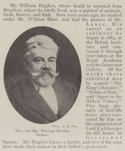 O falecido Sr. William Hughes, Pintor de English Photographer