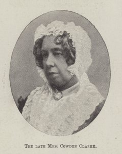 A falecida Sra. Cowden Clarke de English Photographer