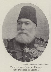 O falecido Osman Pasha, o Defensor de Plevna de English Photographer
