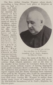 O falecido reverendo AD Wagner, encarregado de St Pauls, Brighton, por cinquenta e dois anos de English Photographer