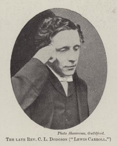 O falecido reverendo CL Dodgson, Lewis Carroll de English Photographer