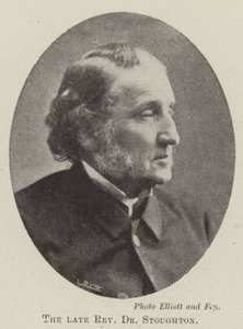 O falecido reverendo Dr Stoughton de English Photographer