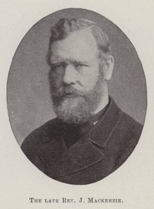 O falecido reverendo J Mackenzie de English Photographer